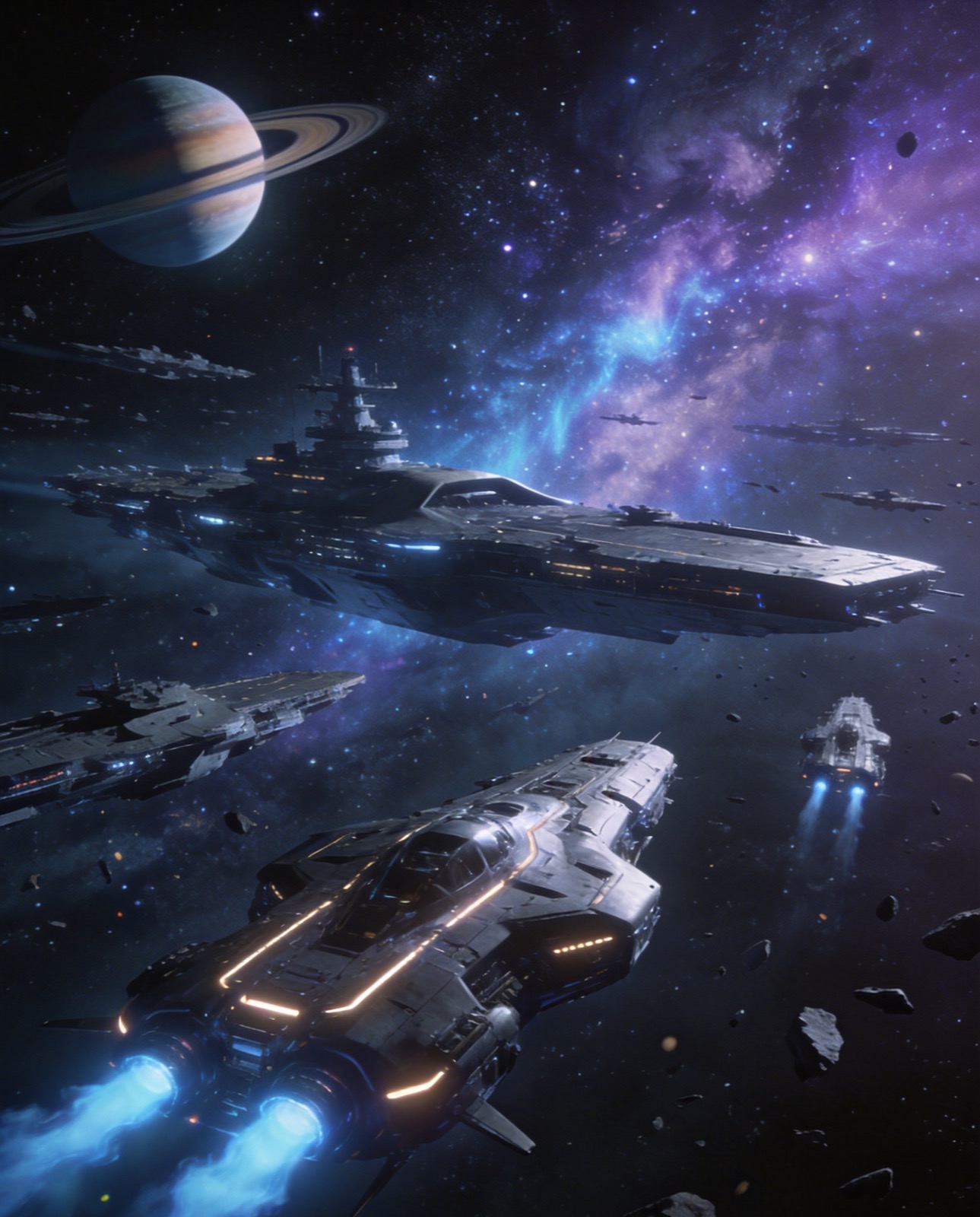 Sci-fi AI film direction artwork