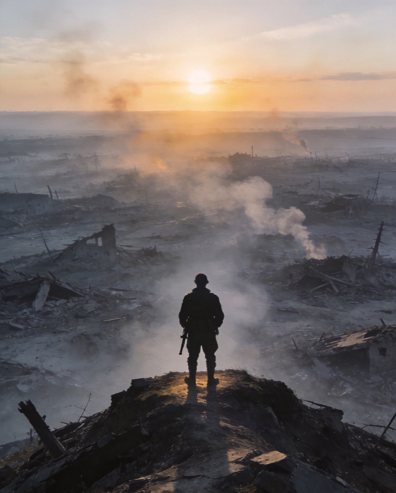 War AI film direction artwork